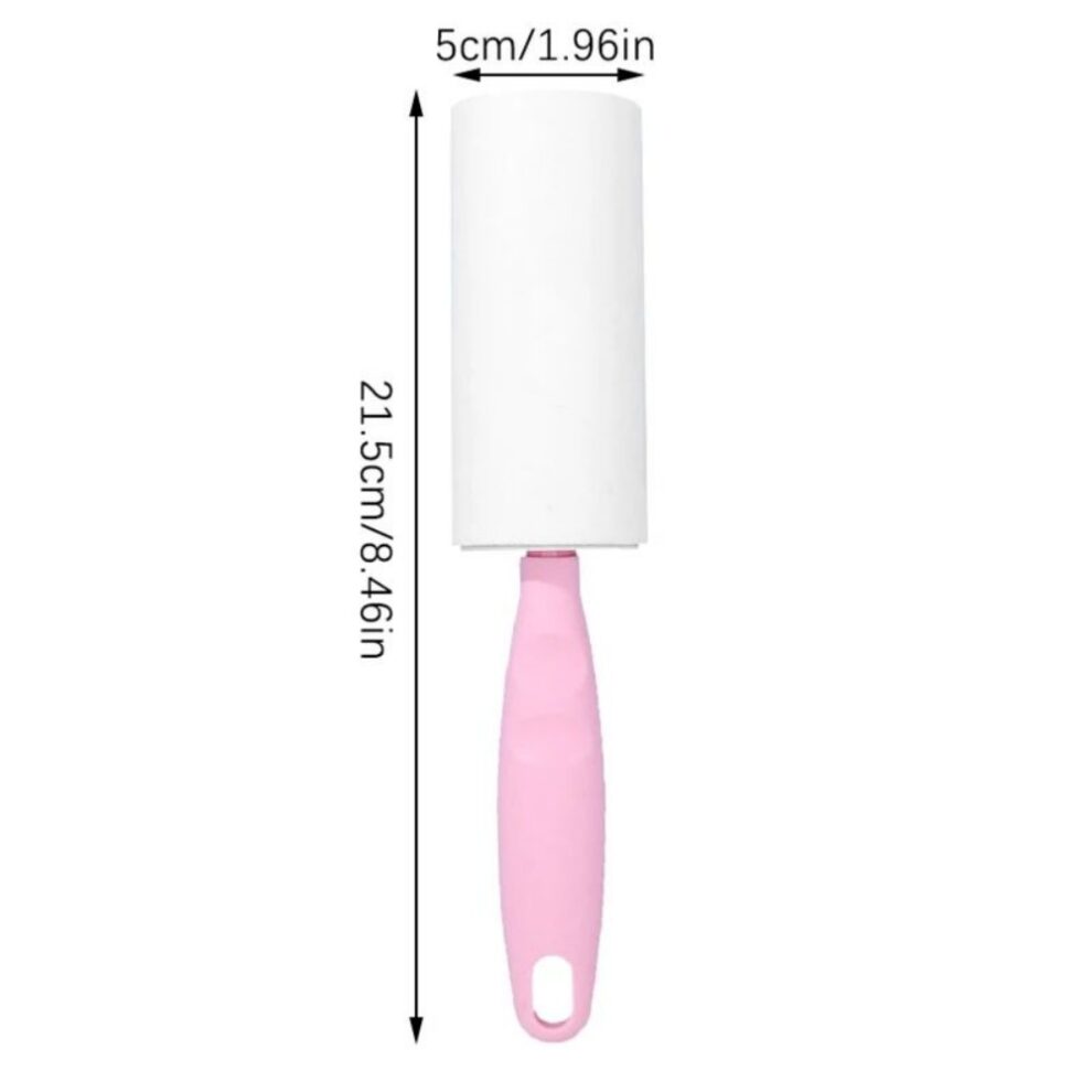Reusable Lint Roller with Replaceable Sticky Refills – Remove Pet Hair & Lint from Clothes & Furniture