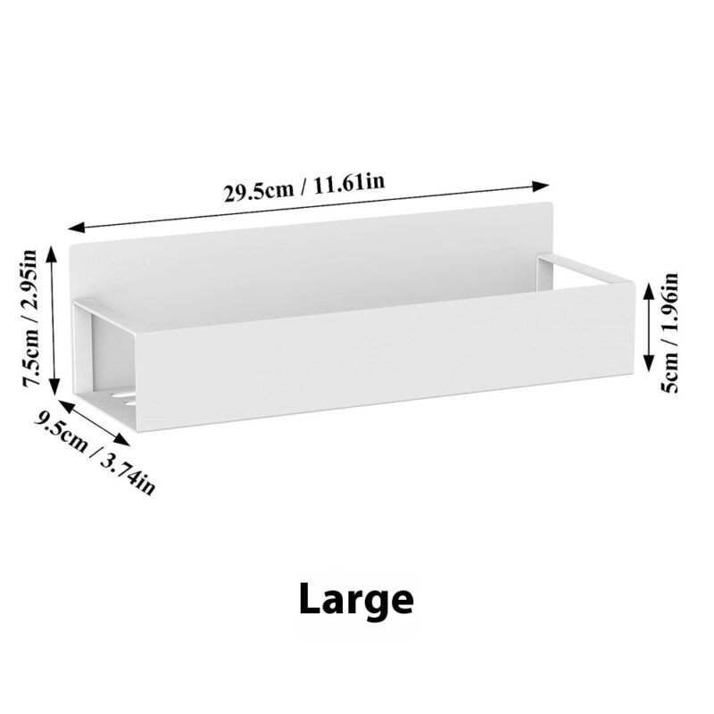 Magnetic Refrigerator Side Shelf – No‑Drill 4‑Tier Spice Rack Organizer - Image 6