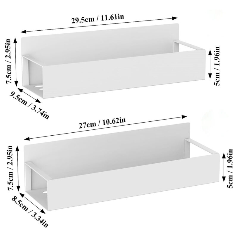 Magnetic Refrigerator Side Shelf – No‑Drill 4‑Tier Spice Rack Organizer - Image 7