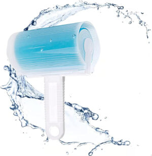 Reusable Washable Lint Roller – Super Sticky Pet Hair & Dust Remover with Protective Cover