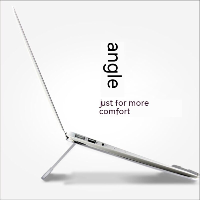 Aluminum Alloy Portable Laptop Stand – Adjustable Foldable Stand for Laptops & Tablets