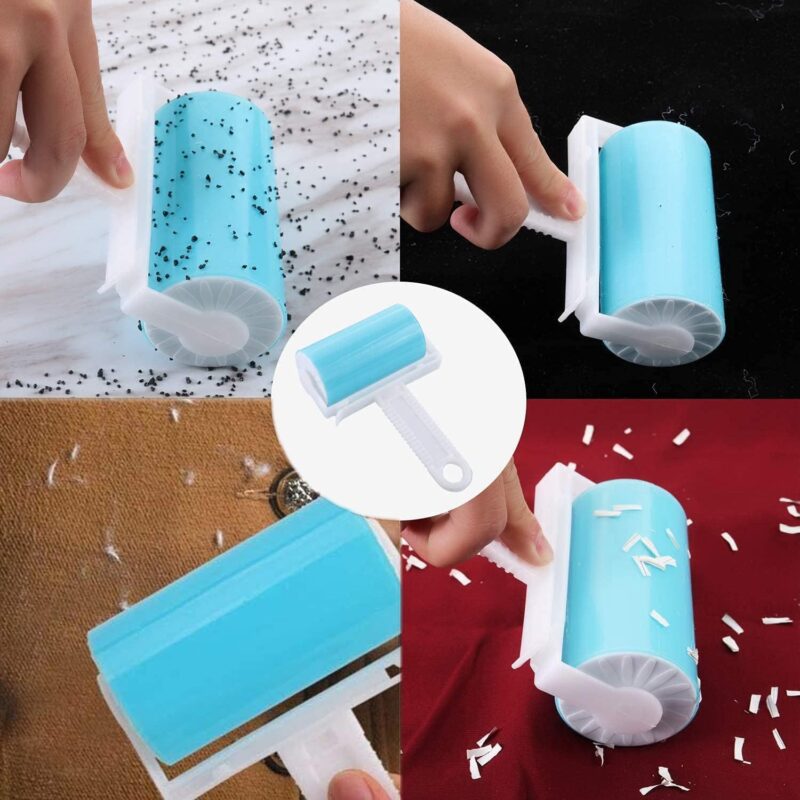 Reusable Washable Lint Roller – Super Sticky Pet Hair & Dust Remover with Protective Cover - Image 8