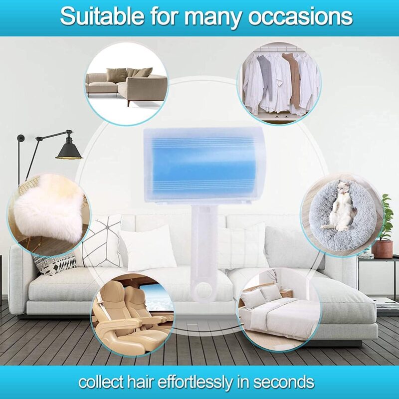 Reusable Washable Lint Roller – Super Sticky Pet Hair & Dust Remover with Protective Cover - Image 3